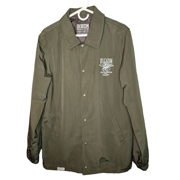 Dixxon Flannel Flyer Coaches Green Snap Closure Drawstring Water Resistant Sz M - Picture 1 of 10